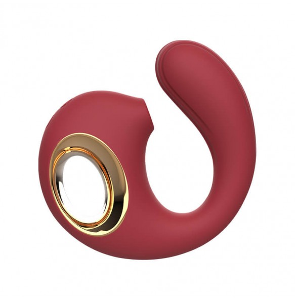 GC - Dolphin Sucking Vibrator (Chargeable - Red Rose)